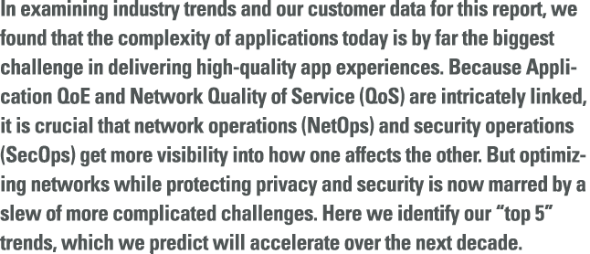 In examining industry trends and our customer data for this report, we found that the complexity of applications toda   