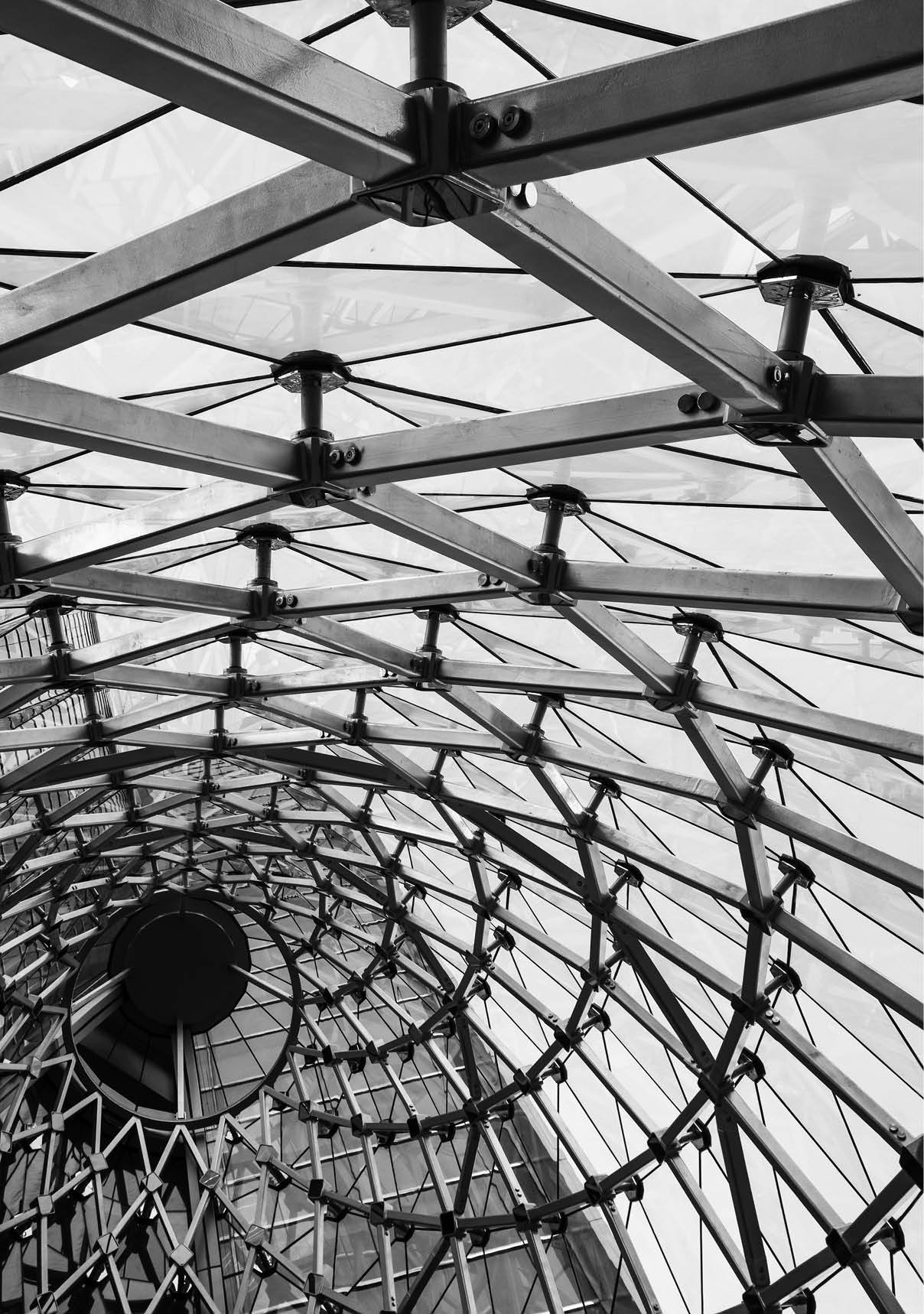 structure, steel, spiral, complexity, building, abstract, pattern, unusual, sunlight, nobody, day, horizontal, architectural, contemporary, styles, gray, geometric, of, frame, architecture, color, lit, outdoors, effect, part, angle, image, directly, large, detail, man, textured, exterior, photography, made, vibrant, feature, white, new, bright, built, ceiling, summer, girder, full, clean, shape, up, sparse, futuristic, high, above, empty, backgrounds, sky, textile
